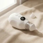 Electric Baby Nasal Aspirator | Rechargeable Nose Cleaner with 9 Suction Levels & Soft Silicone Tips