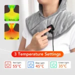 USB Heated Shoulder & Neck Wrap | Electric Heating Pad for Pain Relief & Muscle Relaxation - Image 3