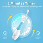 Baby Electric Toothbrush | Sonic Toothbrush for Toddlers (1–3 Years) with LED Timer & 4 Brush Heads - Image 5