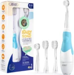 Baby Electric Toothbrush | Sonic Toothbrush for Toddlers (1–3 Years) with LED Timer & 4 Brush Heads - Image 7