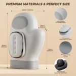 Cordless Hand Massager with Heat & Air Compression | Electric Hand & Wrist Relief for Carpal Tunnel & Arthritis