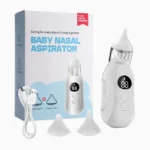 Electric Baby Nasal Aspirator | Rechargeable Nose Cleaner with 9 Suction Levels & Soft Silicone Tips - Image 2