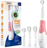 Baby Electric Toothbrush | Sonic Toothbrush for Toddlers (1–3 Years) with LED Timer & 4 Brush Heads - Image 8