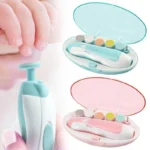 Baby Electric Nail Trimmer | Safe & Quiet Nail File Kit for Newborns, Infants & Toddlers