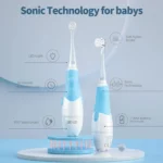 Baby Electric Toothbrush | Sonic Toothbrush for Toddlers (1–3 Years) with LED Timer & 4 Brush Heads - Image 2