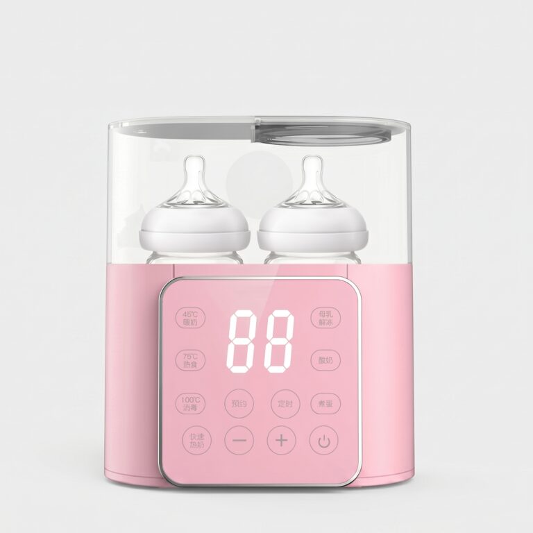 9-in-1 electric baby bottle warmer for milk, formula, and baby food